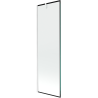 Mexen Next paravan de baie cu 1 canat 60 x 150 cm, cadru negru, alb - 895-060-000-00-70-20