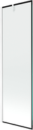 Mexen Next 1-szárnyú kádparaván 60 x 150 cm, fekete keret, fehér - 895-060-000-00-70-20