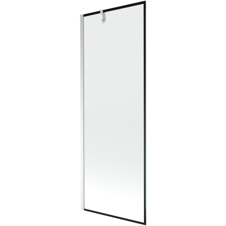 Mexen Next paravan de cadă cu un singur panou 70 x 150 cm, ramă neagră, crom - 895-070-000-00-70-01