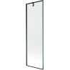 Mexen Next paravan de baie cu 1 panou 60 x 150 cm, ramă neagră, negru - 895-060-000-00-70-70