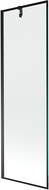 Mexen Next paravan de baie cu 1 panou 60 x 150 cm, ramă neagră, negru - 895-060-000-00-70-70