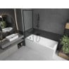 Mexen Next paravan cadă 1-aripă 60 x 150 cm, Model negru, Neagră - 895-060-000-00-70-70