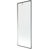 Mexen Next paravan de cadă cu 1 panou 70 x 150 cm, ramă neagră, auriu - 895-070-000-00-70-50