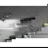 Mexen Next paravan cadă 1-aripă 80 x 150 cm, Model negru, Crom - 895-080-000-00-70-01