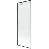 Mexen Next paravan de cadă cu 1 aripă 70 x 150 cm, ramă neagră, negru - 895-070-000-00-70-70