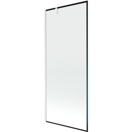 Mexen Next paravan de baie cu 1 canat 80 x 150 cm, model negru, alb - 895-080-000-00-70-20