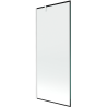 Mexen Next paravan de baie cu 1 canat 80 x 150 cm, model negru, alb - 895-080-000-00-70-20