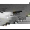 Mexen Next paravan cadă 1-aripă 80 x 150 cm, Model negru, Auriu - 895-080-000-00-70-50