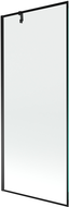 Mexen Next 1-szárnyas zuhanyfal 80 x 150 cm, fekete keret, fekete - 895-080-000-00-70-70