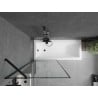 Mexen Next paravan cadă 1-aripă 80 x 150 cm, Model negru, Neagră - 895-080-000-00-70-70