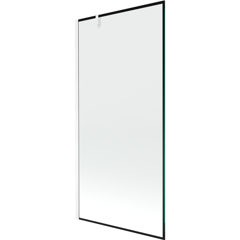 Mexen Next paravan pentru cadă, cu 1 panou, 90 x 150 cm, cadru negru, alb - 895-090-000-00-70-20