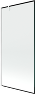 Mexen Next paravan pentru cadă, cu 1 panou, 90 x 150 cm, cadru negru, alb - 895-090-000-00-70-20