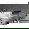Mexen Next paravan cadă 1-aripă 90 x 150 cm, Model negru, Roz-Auriu - 895-090-000-00-70-60