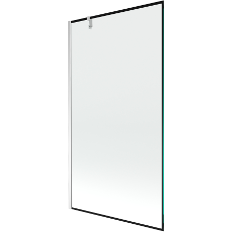 Mexen Next paravan de cadă cu 1 panou 100 x 150 cm, ramă neagră, crom - 895-100-000-00-70-01