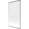 Mexen Next paravan de baie cu 1 panou 100 x 150 cm, ramă neagră, crom - 895-100-000-00-70-01