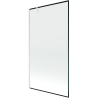 Mexen Next paravan cadă 1-aripă 100 x 150 cm, Model negru, Albă - 895-100-000-00-70-20