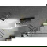 Mexen Next paravan cadă 1-aripă 100 x 150 cm, Model negru, Auriu - 895-100-000-00-70-50