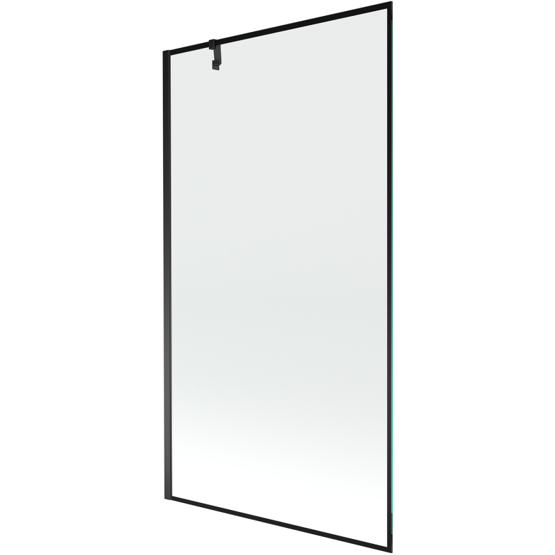 Mexen Next zuhany paraván egy szárnyú 100 x 150 cm, fekete keret, fekete - 895-100-000-00-70-70