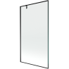 Mexen Next zuhany paraván egy szárnyú 100 x 150 cm, fekete keret, fekete - 895-100-000-00-70-70