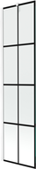 Mexen Next 1 szárnyas kádparaván 50 x 150 cm, Fekete minta, Fehér - 895-050-000-00-77-20
