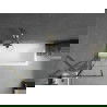 Mexen Next paravan cadă 1-aripă 60 x 150 cm, Model negru, Auriu - 895-060-000-00-77-50