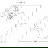 Mexen Estela suport pentru hârtie igienică, Roz-auriu - 7011533-60