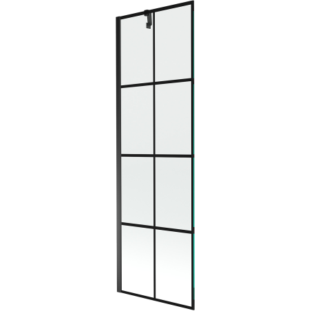 Mexen Next paravan de baie cu un panou, 60 x 150 cm, grilaj negru, negru - 895-060-000-00-77-70