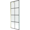 Mexen Next paravan de cadă cu 1 panou 70 x 150 cm, grilaj negru, auriu - 895-070-000-00-77-50