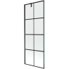 Mexen Next paravan de baie cu 1 canat 70 x 150 cm, grilaj negru, negru - 895-070-000-00-77-70