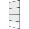 Mexen Next paravan cadă 1-aripă 90 x 150 cm, Model negru, Albă - 895-090-000-00-77-20