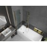 Mexen Castor paravan de cadă cu 2 aripi 80 x 150 cm, transparent, auriu - 892-080-002-50-00