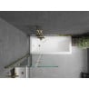 Mexen Castor paravan cadă 2-aripi 80 x 150 cm, Transparent, Aurie - 892-080-002-50-00