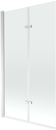 Mexen Castor paravan cadă 2-aripi 100 x 150 cm, Transparent, Crom - 892-100-002-01-00