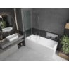 Mexen Castor paravan cadă 2-aripi 100 x 150 cm, Transparent, Crom - 892-100-002-01-00