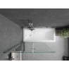 Mexen Castor paravan cadă 2-aripi 100 x 150 cm, Transparent, Crom - 892-100-002-01-00
