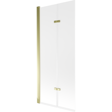 Mexen Castor paravan de cadă cu 2 uși 80 x 150 cm, mat, auriu - 892-080-002-50-30