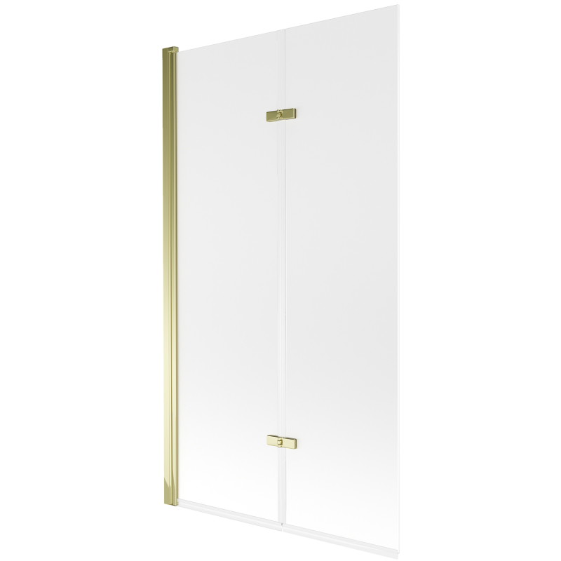 Mexen Castor paravan de duș cu 2 panouri 100 x 150 cm, mat, auriu - 892-100-002-50-30