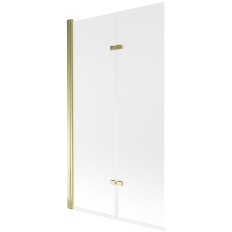 Mexen Castor paravan de duș cu 2 panouri 100 x 150 cm, mat, auriu - 892-100-002-50-30