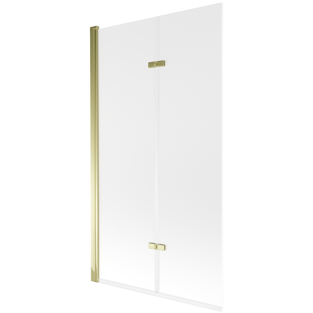 Mexen Castor paravan pentru cadă cu 2 uși 100 x 150 cm, înghețat, auriu - 892-100-002-50-30