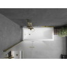 Mexen Castor paravan de cadă cu 2 uși 100 x 150 cm, mat, auriu - 892-100-002-50-30