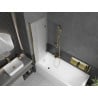 Mexen Castor paravan pentru cadă cu 2 uși 100 x 150 cm, înghețat, auriu - 892-100-002-50-30