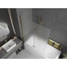 Mexen Castor paravan pentru cadă 2-canate 120 x 150 cm, mat, auriu - 892-120-002-50-30