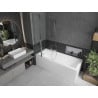 Mexen Flip paravan cadă 1-aripă 80 x 150 cm, Transparent, Crom - 894-080-101-01-00