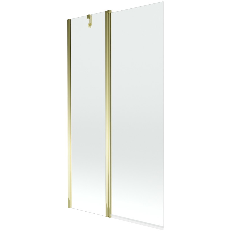 Mexen Flip paravan cadă de baie cu 2 aripi 100 x 150 cm, transparent, auriu - 894-100-101-50-00