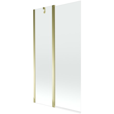 Mexen Flip paravan cadă 1-aripă 100 x 150 cm, Transparent, Aurie - 894-100-101-50-00