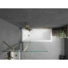 Mexen Flip paravan de baie pliabil cu 2 uși 100 x 150 cm, transparent, auriu - 894-100-101-50-00