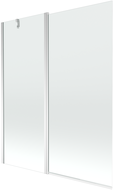 Mexen Flip panou de cada două aripi 140 x 150 cm, transparent, crom - 894-140-101-01-00