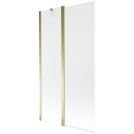 Mexen Flip paravan cadă 1-aripă 100 x 150 cm, Înghețat, Aurie - 894-100-101-50-30