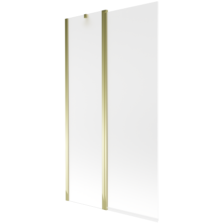 Mexen Flip paravan de cadă cu 2 aripi 100 x 150 cm, îngheț, auriu - 894-100-101-50-30