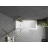 Mexen Flip paravan de cadă cu 2 aripi 100 x 150 cm, îngheț, auriu - 894-100-101-50-30